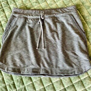 Athleta Size L Grey-Blue Activewear Skirt with Pockets